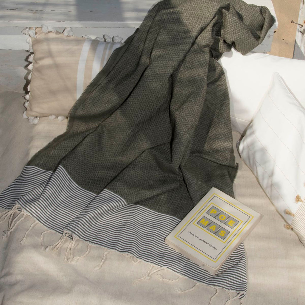 Ibiza - Fouta Xxl - Verde Caqui