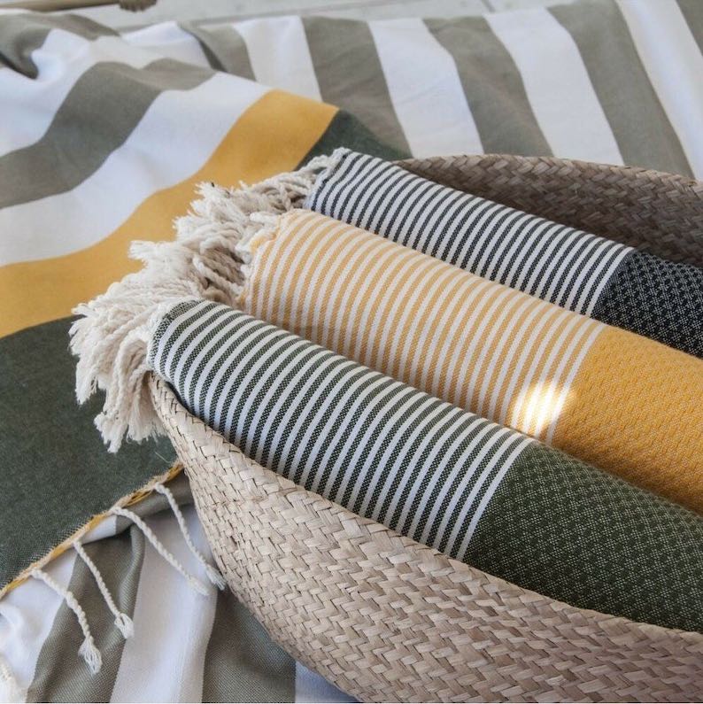 Ibiza - Fouta Xxl - Verde Caqui