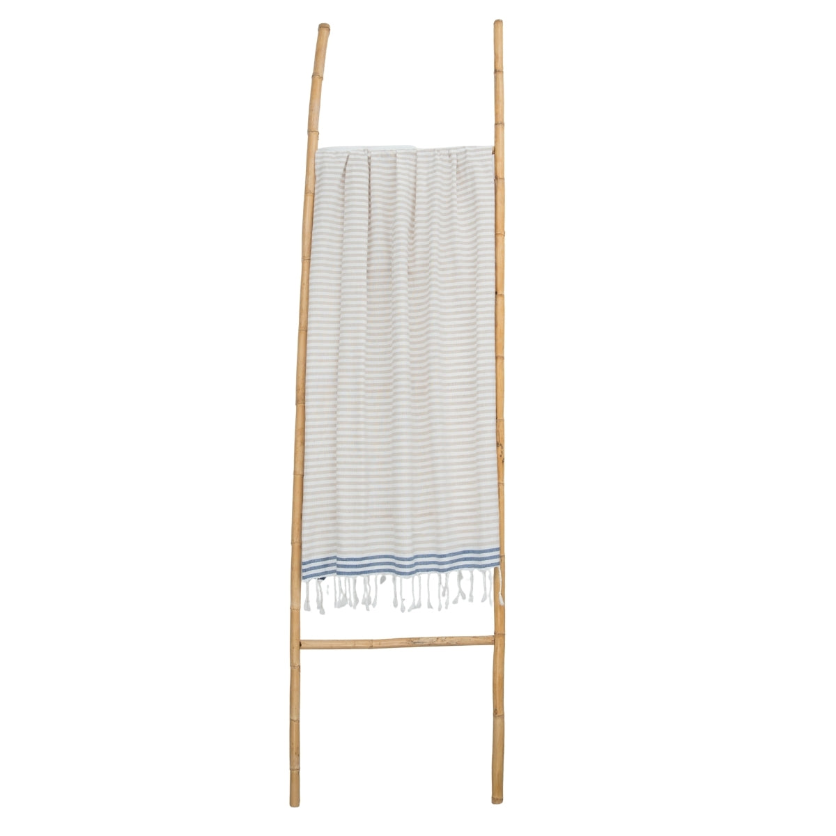 Bora Bora - Fouta Paréo - Beige/Bleu Jean