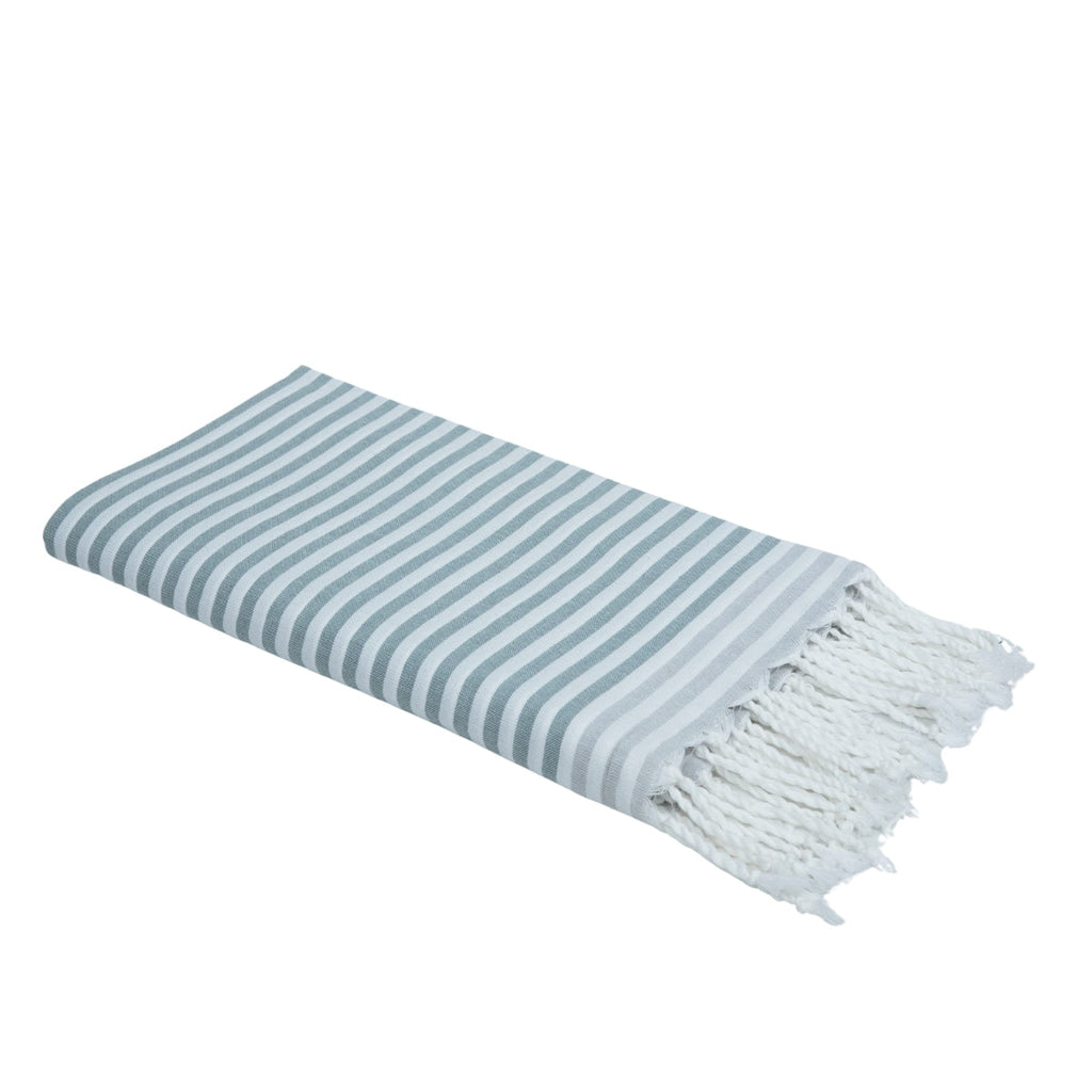 Bora Bora - Fouta Pareo - Verde Salvia/Gris Perla