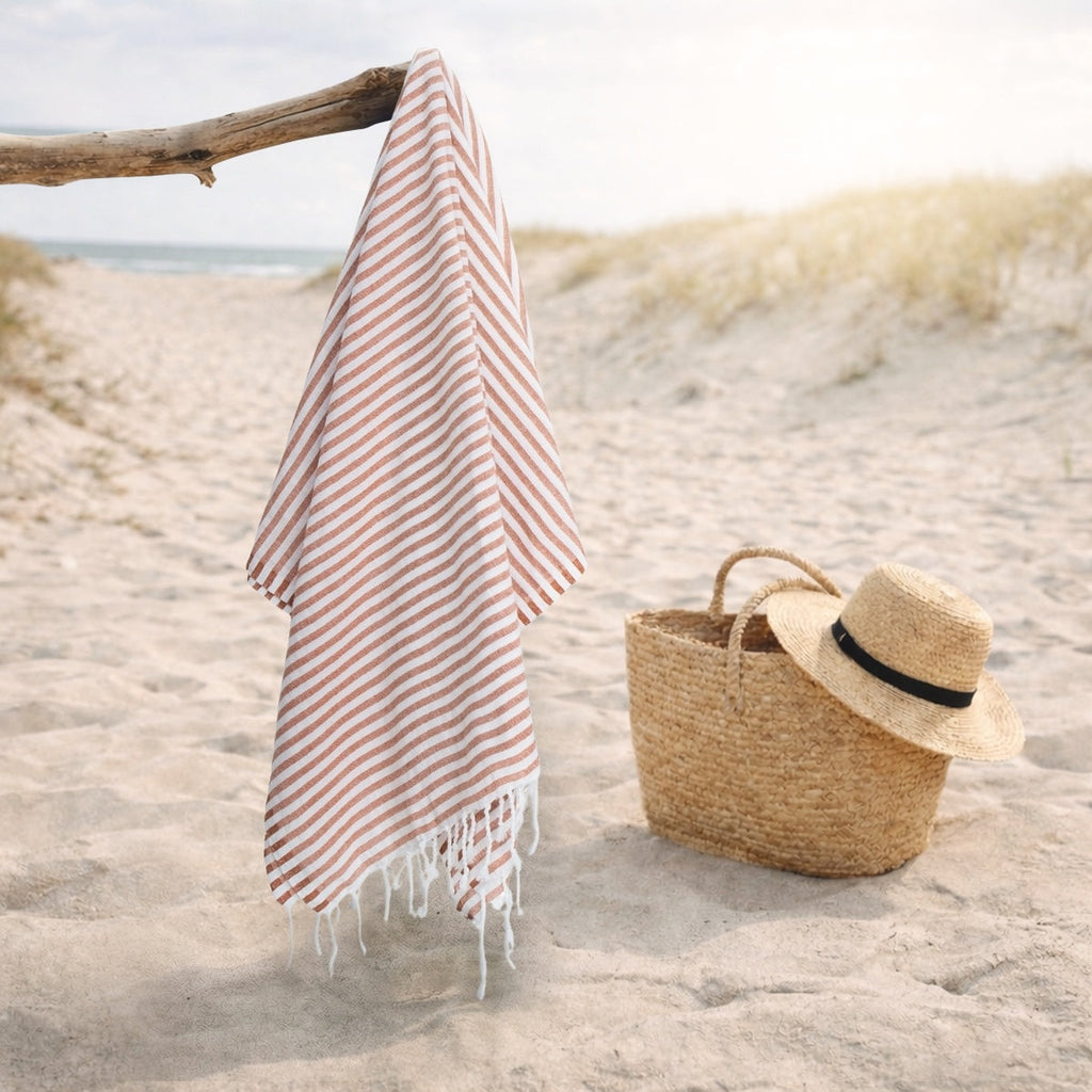 Fidji - Fouta Paréo - Terracotta