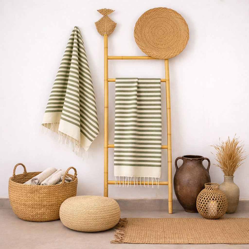 Hossegor - Fouta - Khaki Green