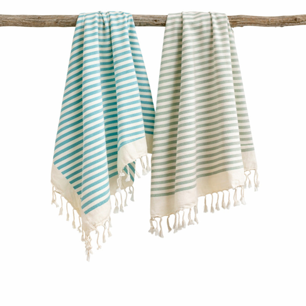 Hossegor - Set of 2 Foutas - Green