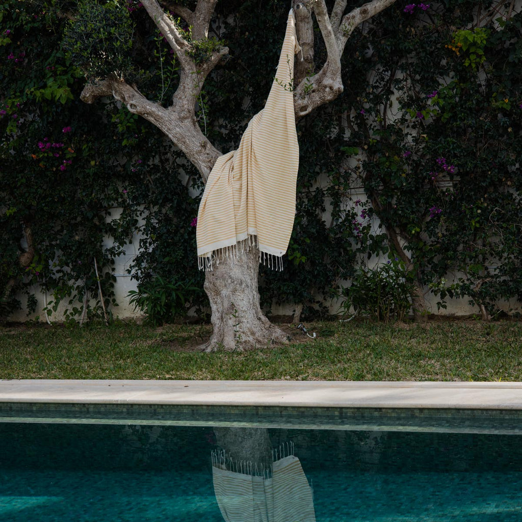 Hossegor - Set of 2 XXL Foutas - Mustard Yellow