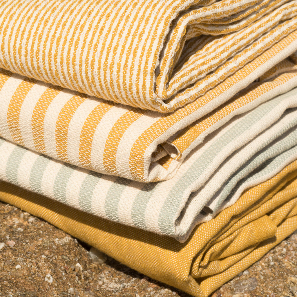 Hossegor - Set of 2 XXL Foutas - Mustard Yellow