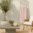 Biarritz - Fouta - Powder Pink/Plum