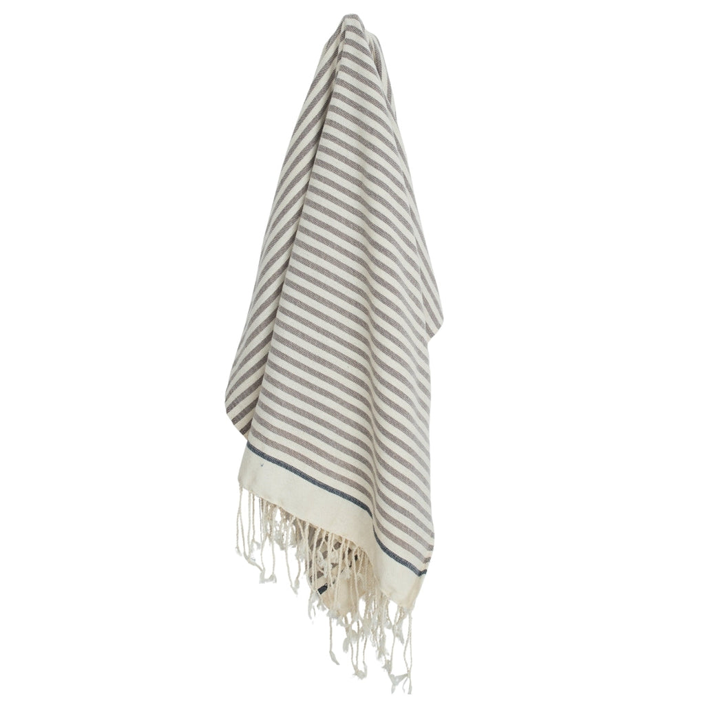 Biarritz - Fouta - Taupe/Denim