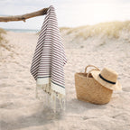 Biarritz - Fouta - Ciruela/Negro