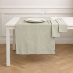 Colette - Camino De Mesa + 4 Servilletas - Verde Oliva