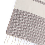 Liv - Plaid - Algodón - Taupe