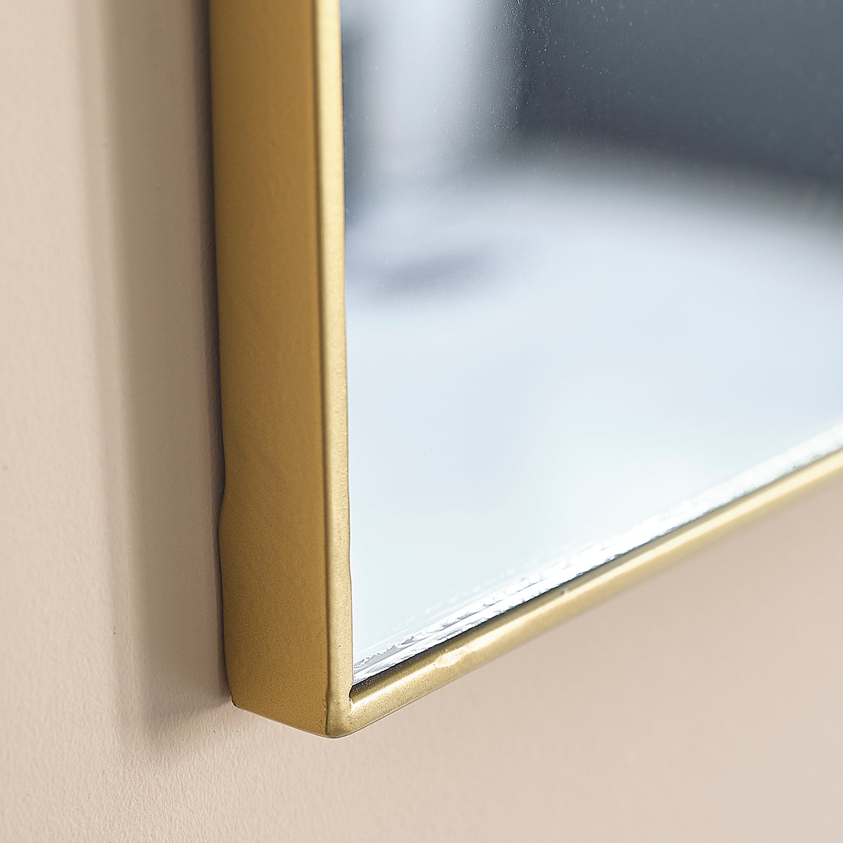 Luna - Miroir - Métal Rectangulaire - Doré