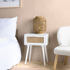 Sandro - Bedside Table - White