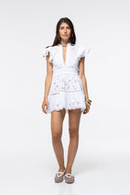Vestido Anabella - Bordados Blancos