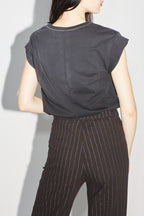 Pantalon Yves Chocolat Lines Goldblue - Marron