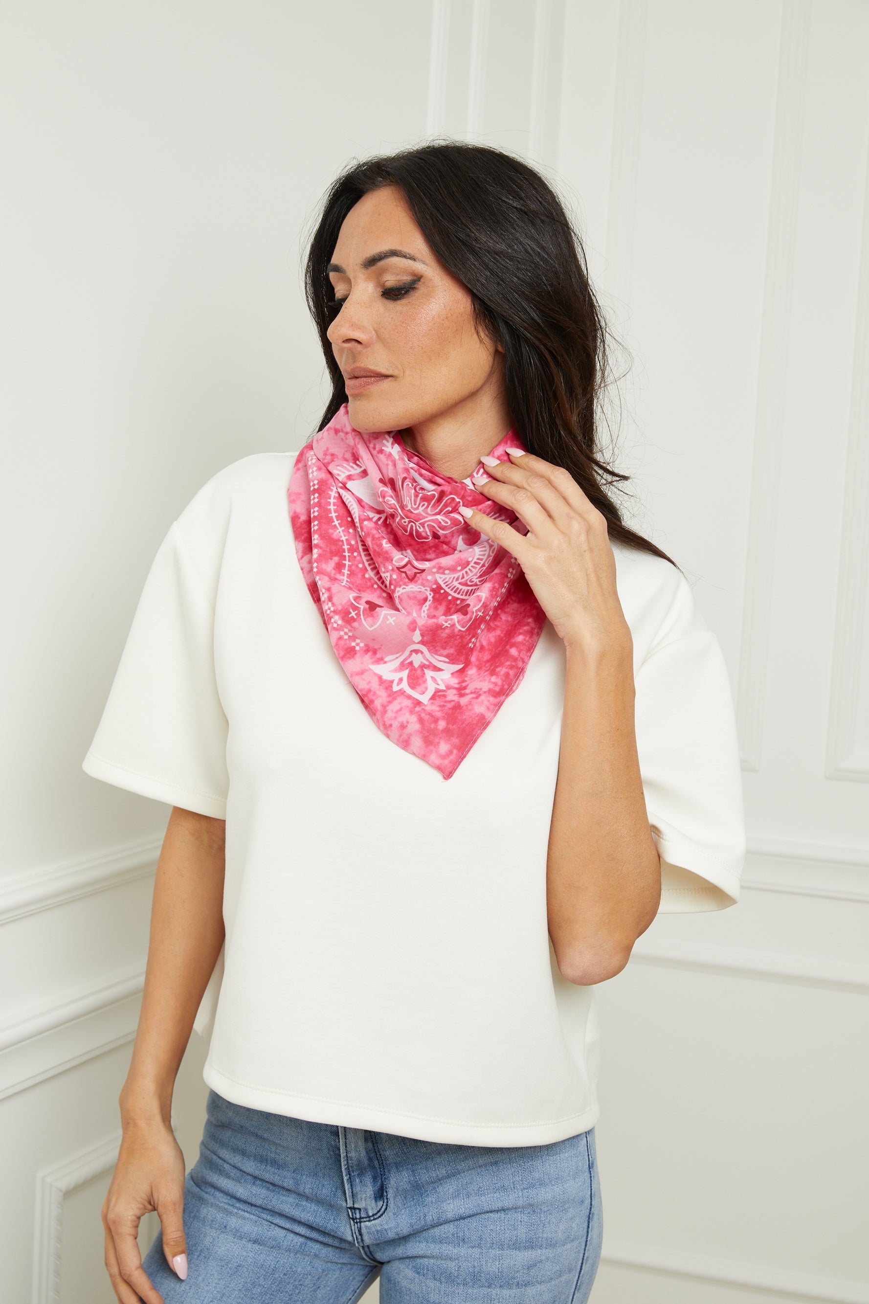 Foulard Bonnie - Rose
