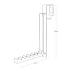Perchero Plegable para Puerta - Blanco