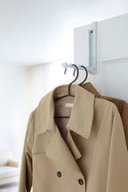 Perchero Plegable para Puerta - Blanco