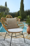 Naïa - Housse De Coussin - Polypropylène - Sable