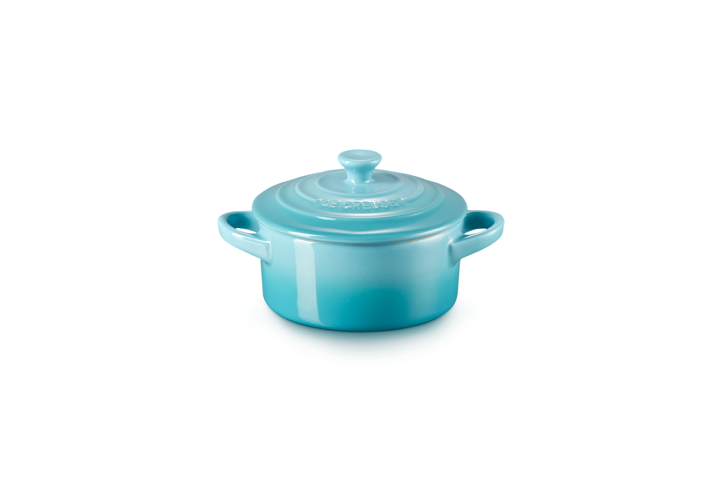 Mini Cocotte Redonda de Cerámica - 250ml/10cm - Caraïbes - Botón de Color