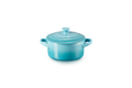 Mini Cocotte Redonda de Cerámica - 250ml/10cm - Caraïbes - Botón de Color