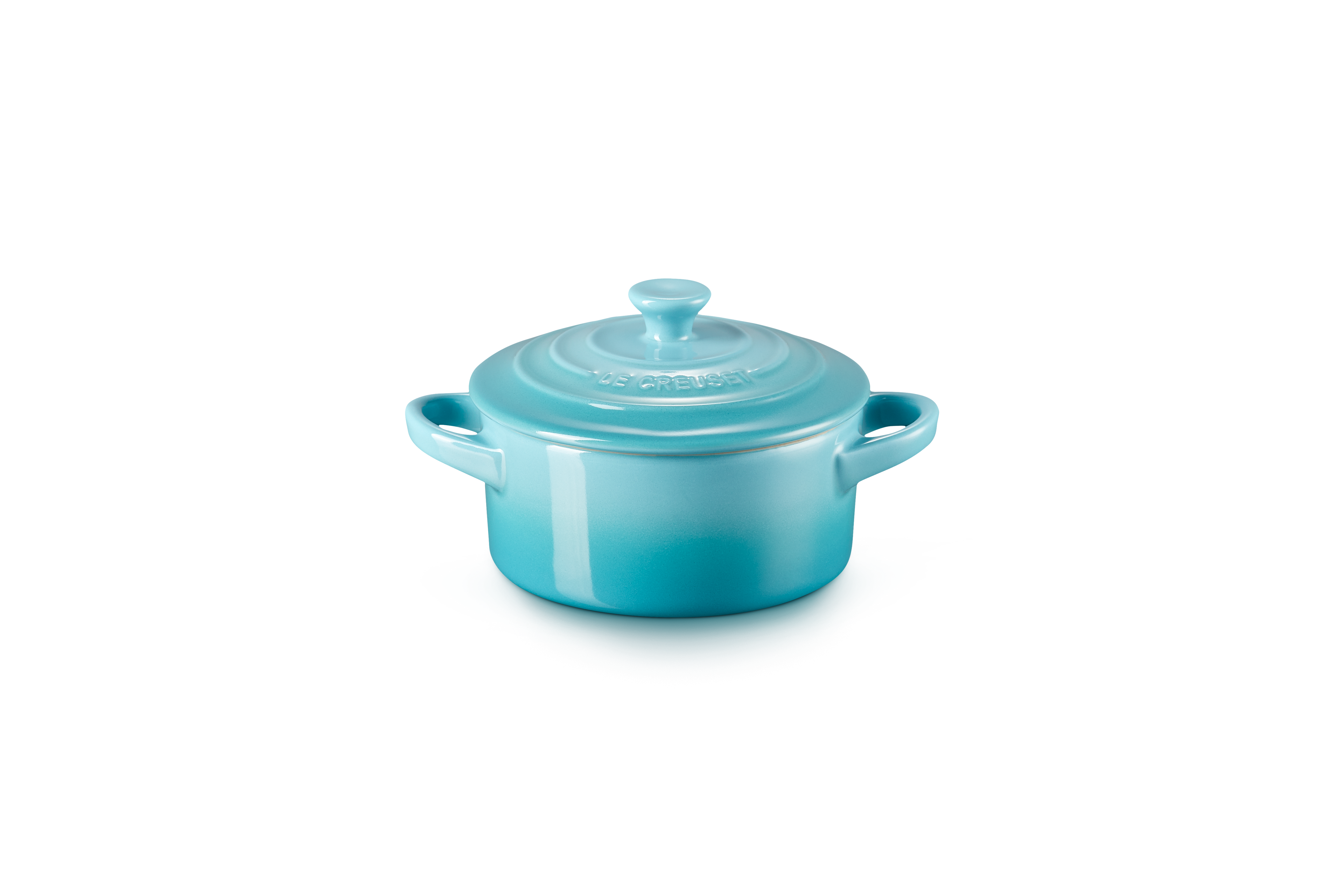 Mini Cocotte Redonda de Cerámica - 250ml/10cm - Caraïbes - Botón de Color