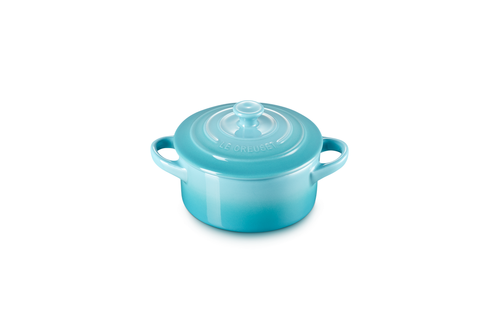 Mini Cocotte Redonda de Cerámica - 250ml/10cm - Caraïbes - Botón de Color