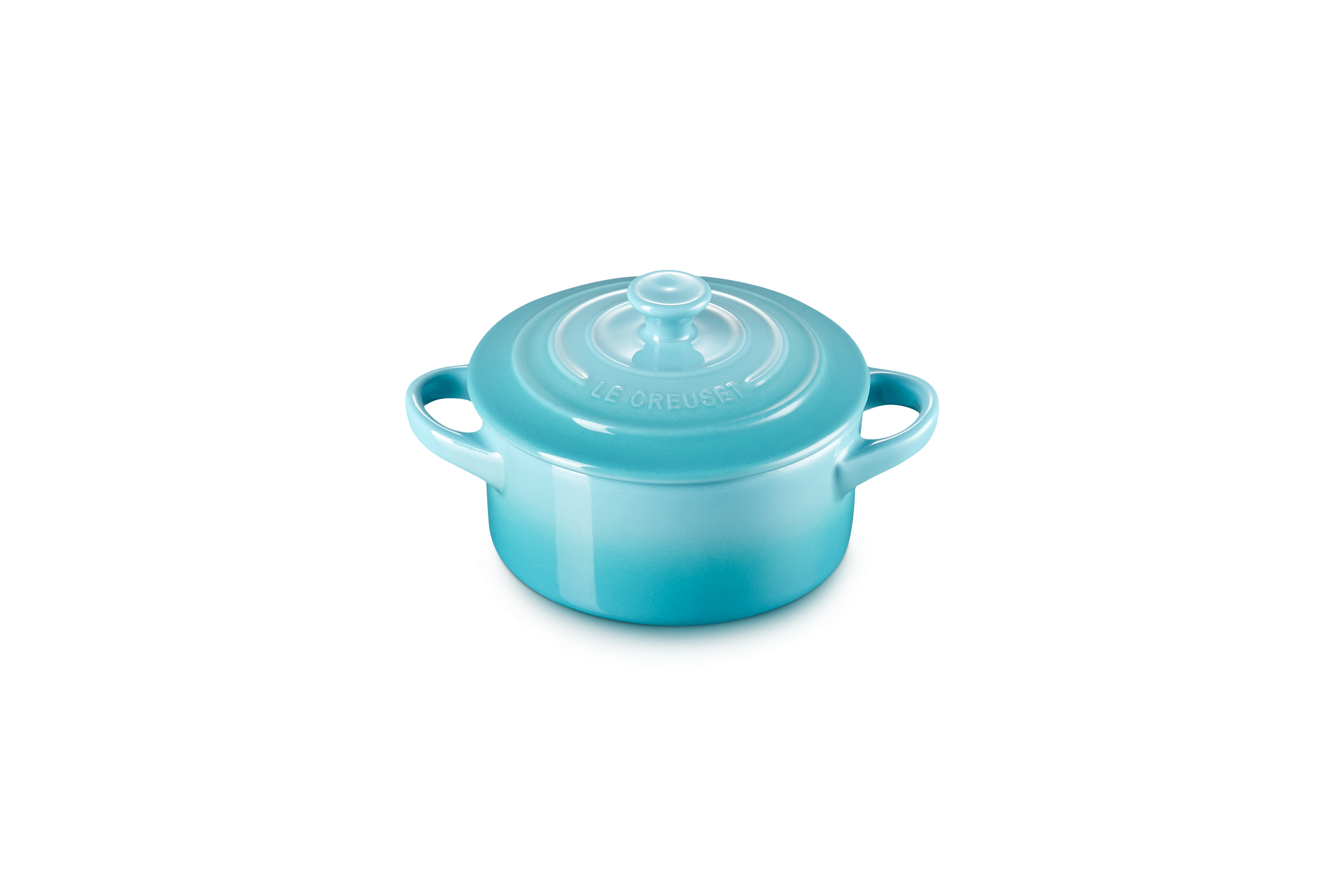 Mini Cocotte Redonda de Cerámica - 250ml/10cm - Caraïbes - Botón de Color