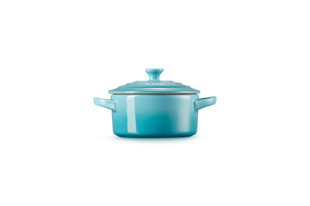 Mini Cocotte Redonda de Cerámica - 250ml/10cm - Caraïbes - Botón de Color