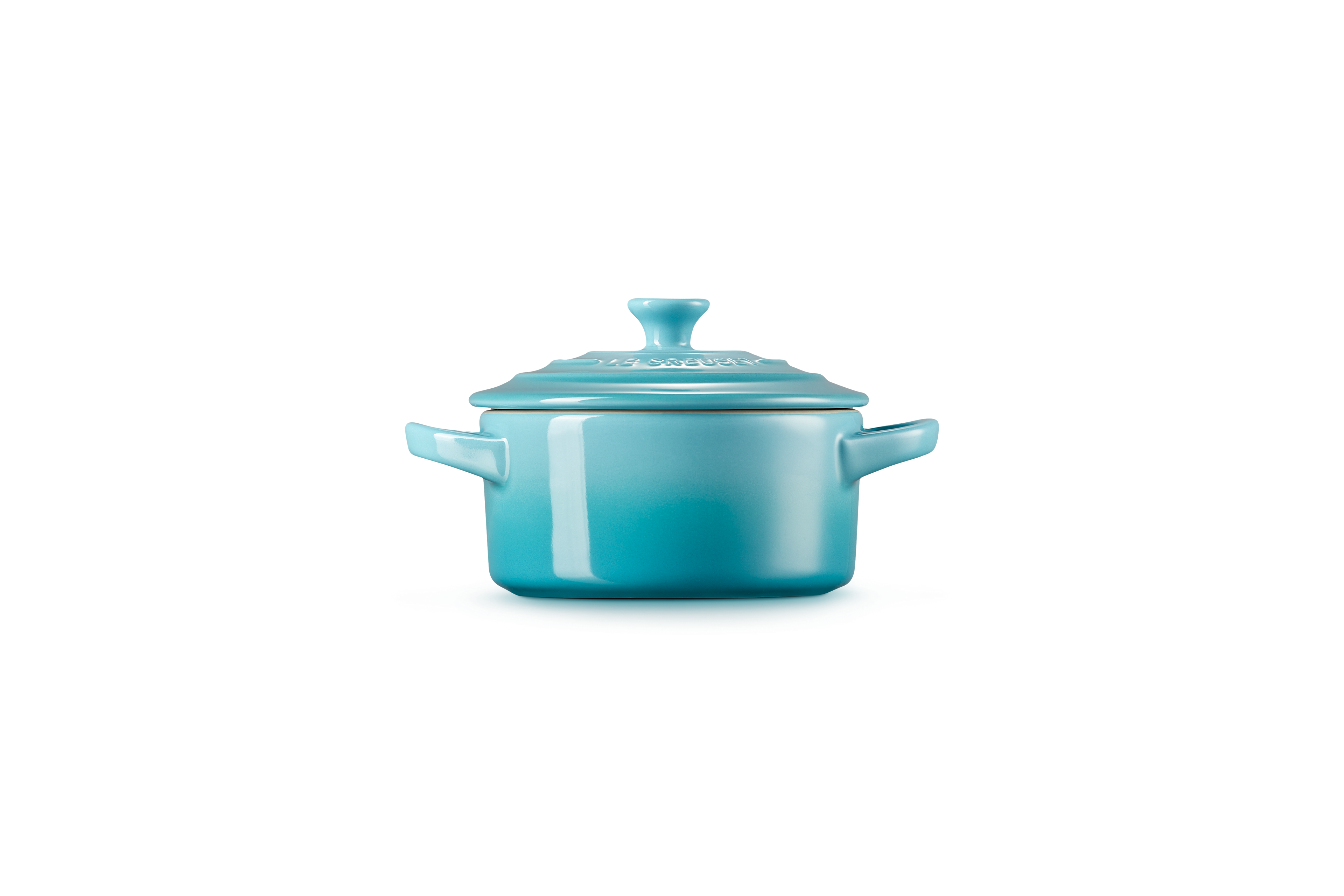 Mini Cocotte Redonda de Cerámica - 250ml/10cm - Caraïbes - Botón de Color