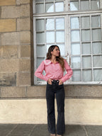 Anaëlle Claudine Collar Vichy Blouse