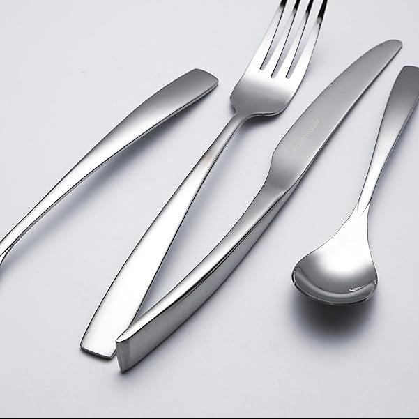 Ménagere 24 Pièces - Acier Inoxydable - Inox Finition Satinée