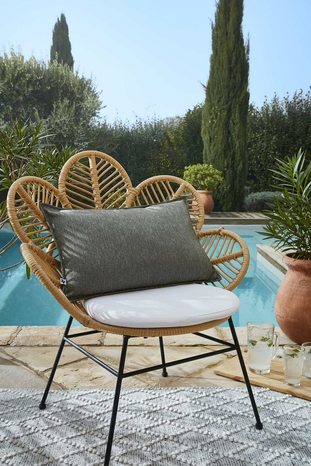 Naïa - Housse De Coussin - Polypropylène - Nénuphar