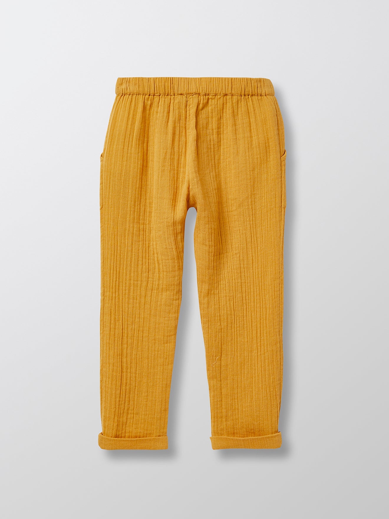 Pantalon Étamine - Jaune Moyen Grise - Fille