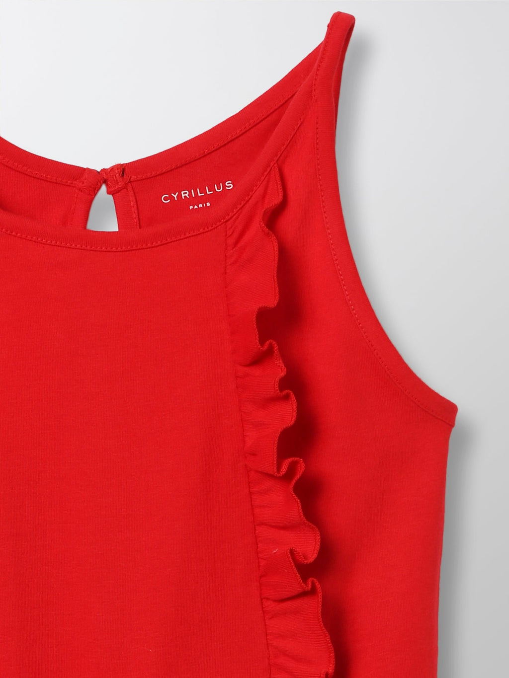 Combinaison Fine Bret - Rouge Vif Uni - Fille