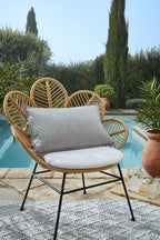 Naïa - Housse De Coussin - Polypropylène - Galet