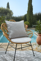 Naïa - Housse De Coussin - Polypropylène - Galet