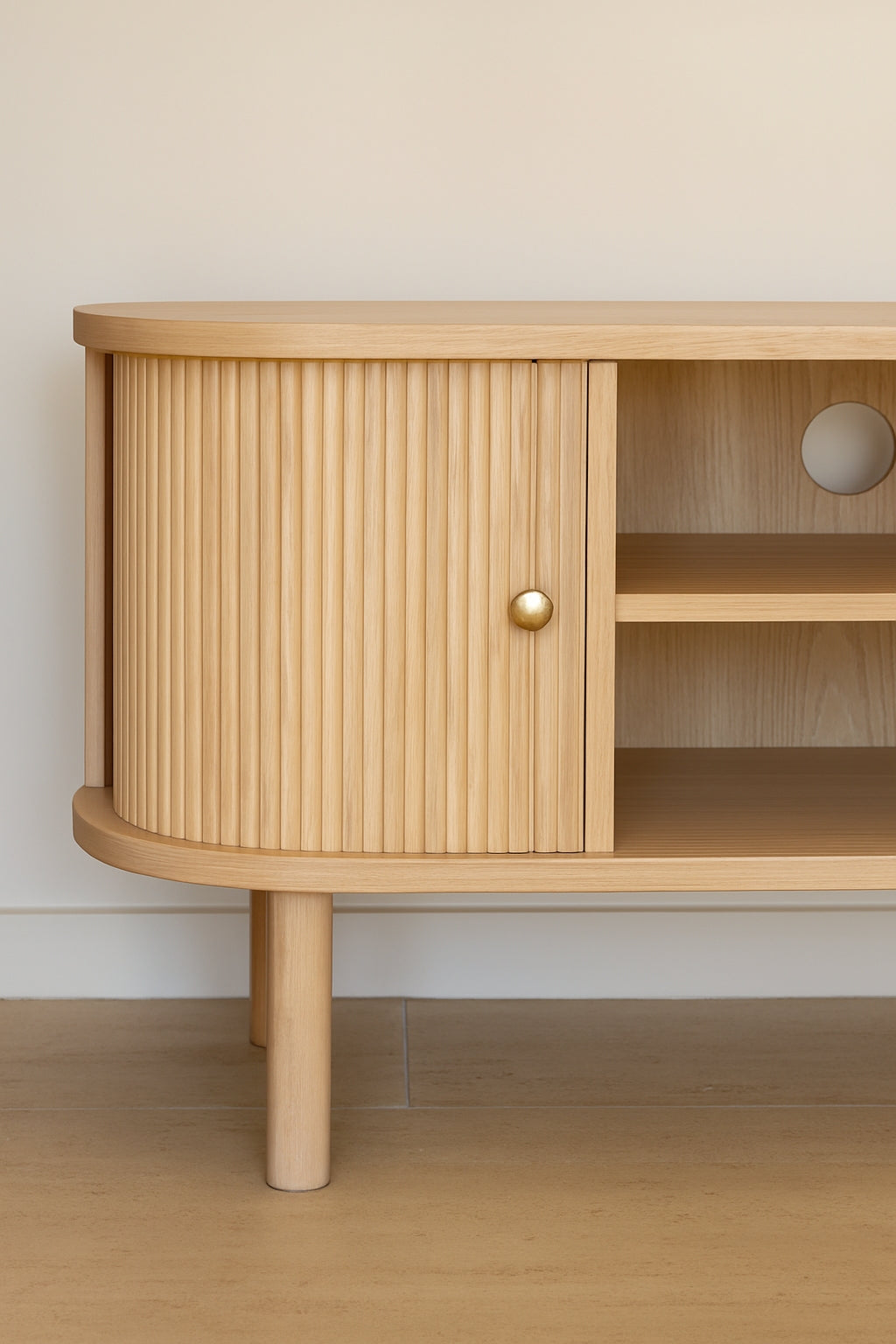 Mueble Tv Hector Dos Puertas - Madera