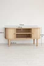 Mueble Tv Hector Dos Puertas - Madera