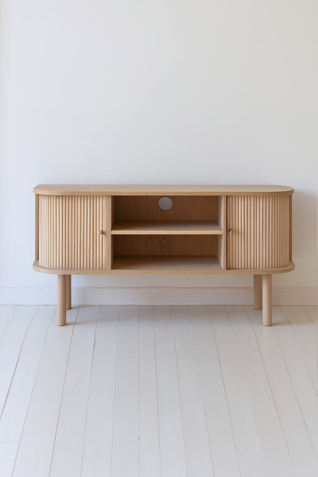 Mueble Tv Hector Dos Puertas - Madera