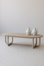Kristen Coffee Table In Recycled Pine Wood - L 160 Cm