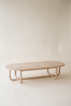 Kristen Coffee Table In Recycled Pine Wood - L 160 Cm