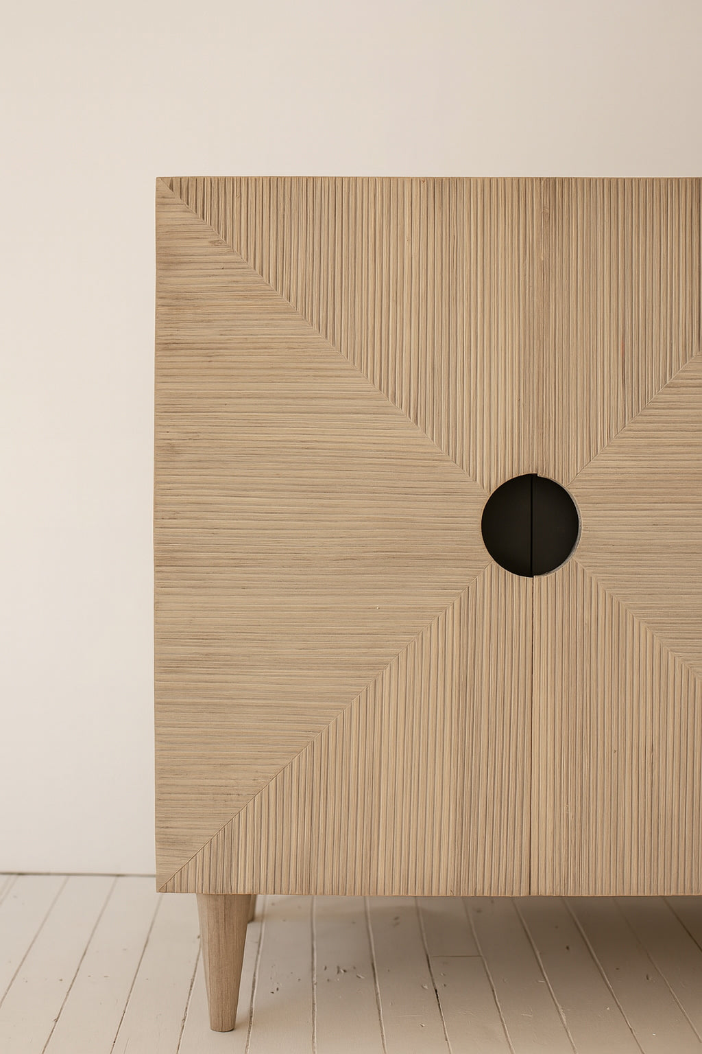 Sideboard Kristen Mit Vier Türen - Recyceltes Kiefernholz