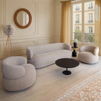 Glove - Canapé - Velours Texturé - Beige