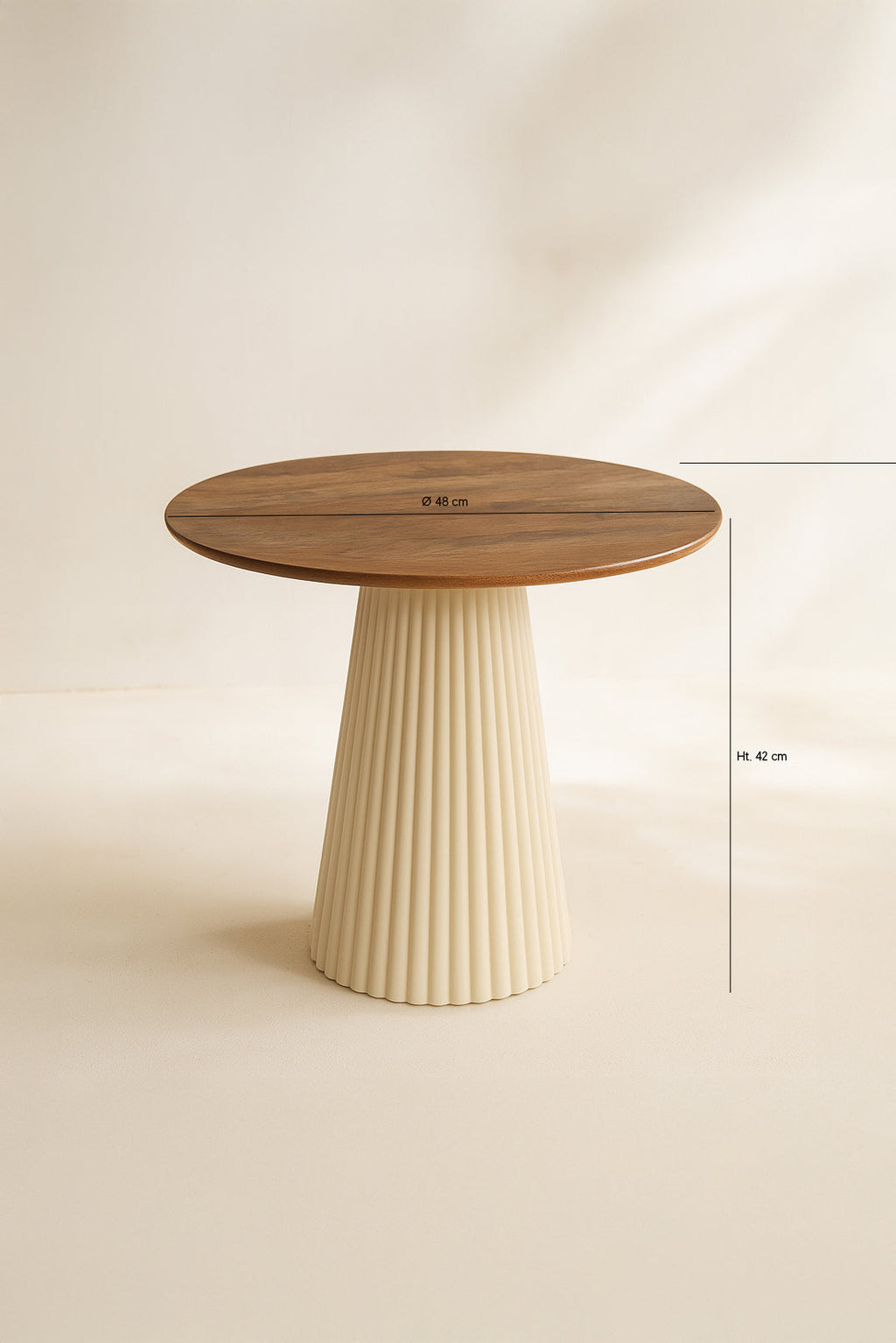 Mueble auxiliar Fjord - Con tapa de madera de mango