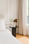Soren - Meuble D'Appoint - Bois Manguier/Métal - Noir