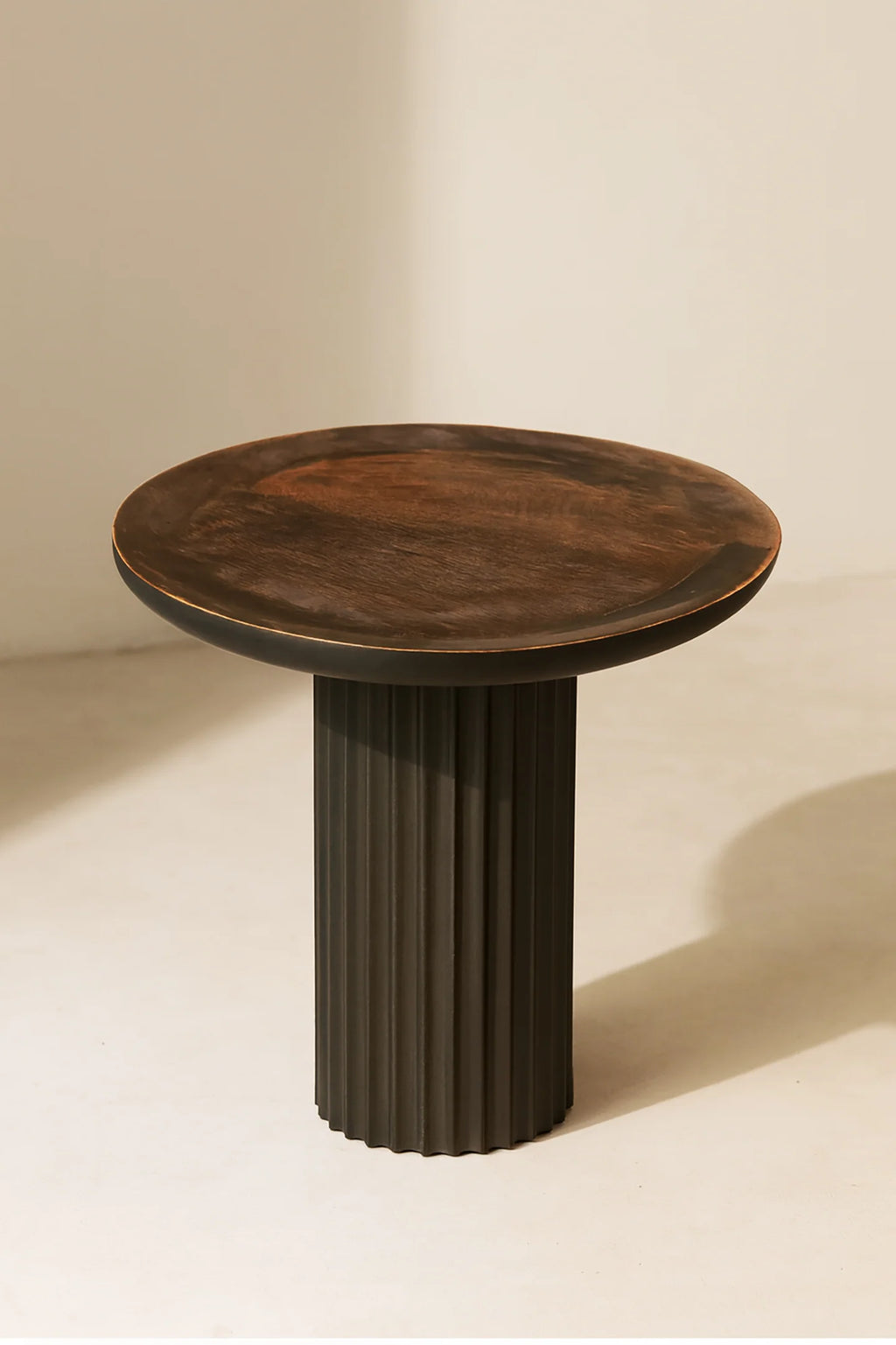 Soren - Meuble D'Appoint - Bois Manguier/Métal - Noir