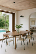Callao - Rectangular Table - Wood Effect - Walnut