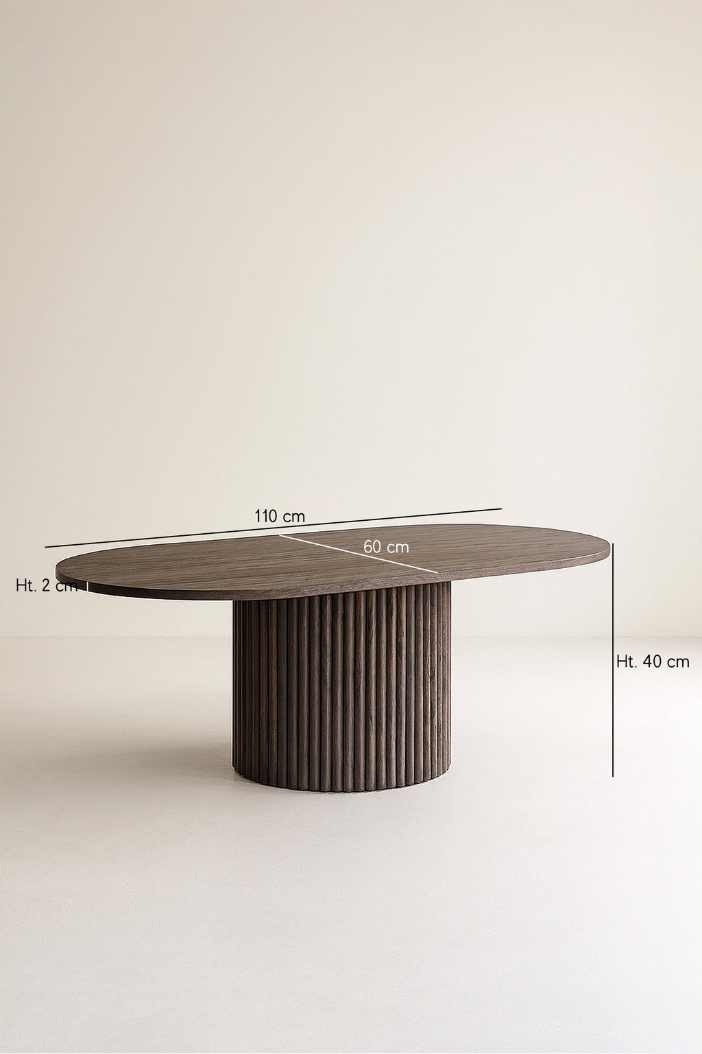 Mesa de Centro Sierra - Madera de Nogal