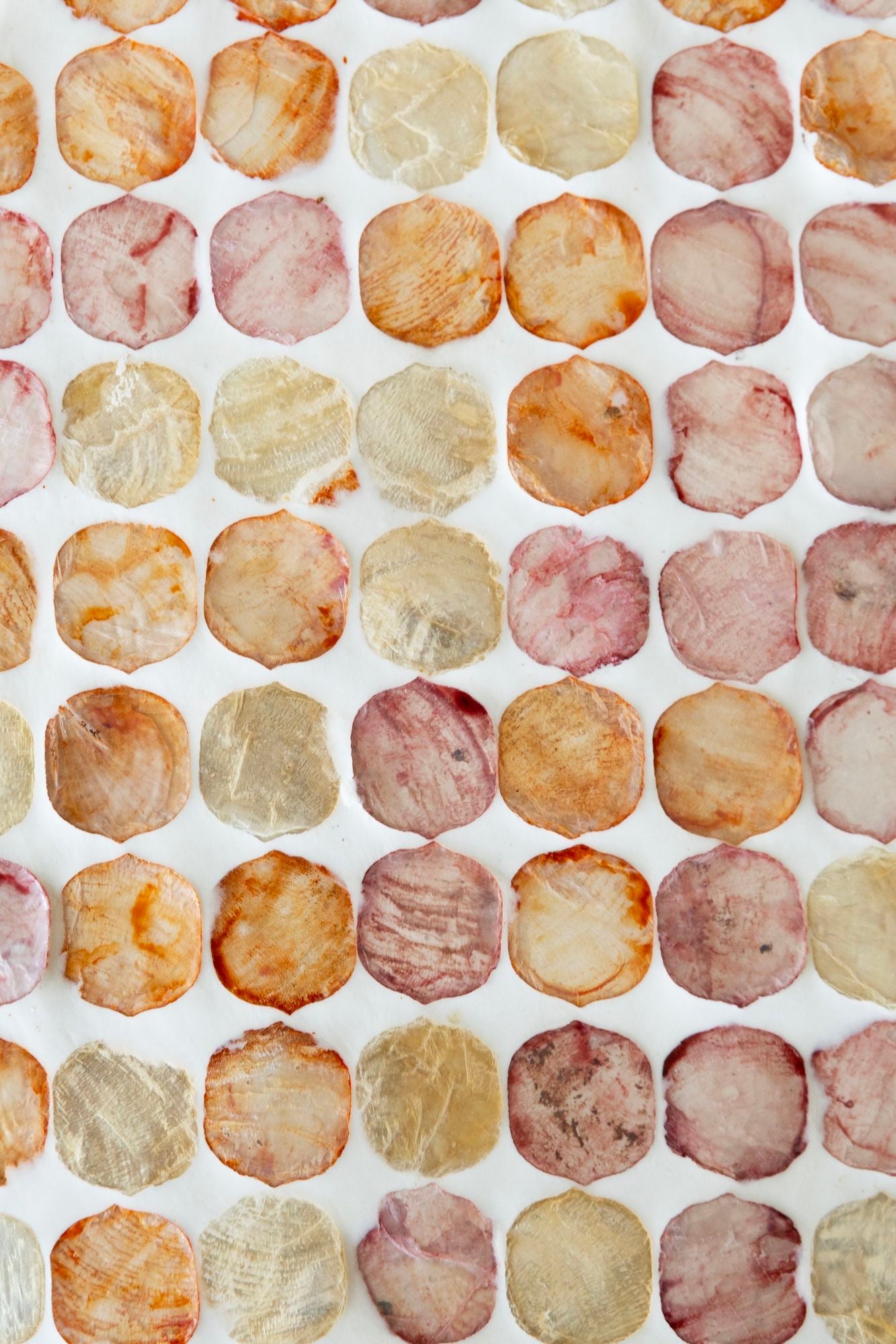 Elora - Meuble D'Appoint - Coquilles De Capiz - Rosé