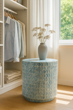 Solna Side Cabinet - Blue Capiz Shell
